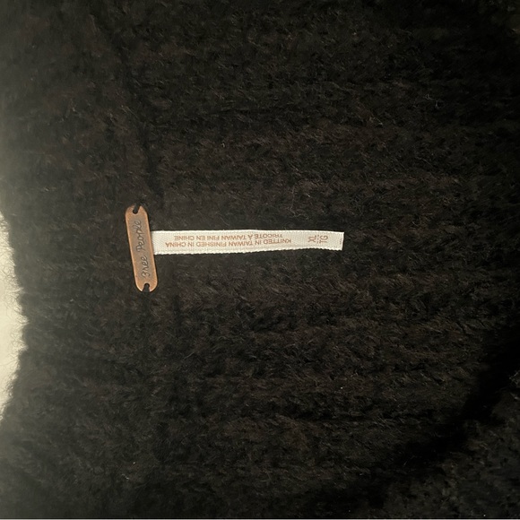 Free People XL Black Oversized Sweater - Picture 8 of 8